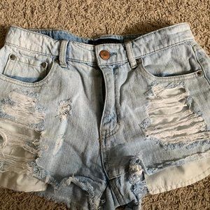 Aeropostale Cheeky Jean Shorts